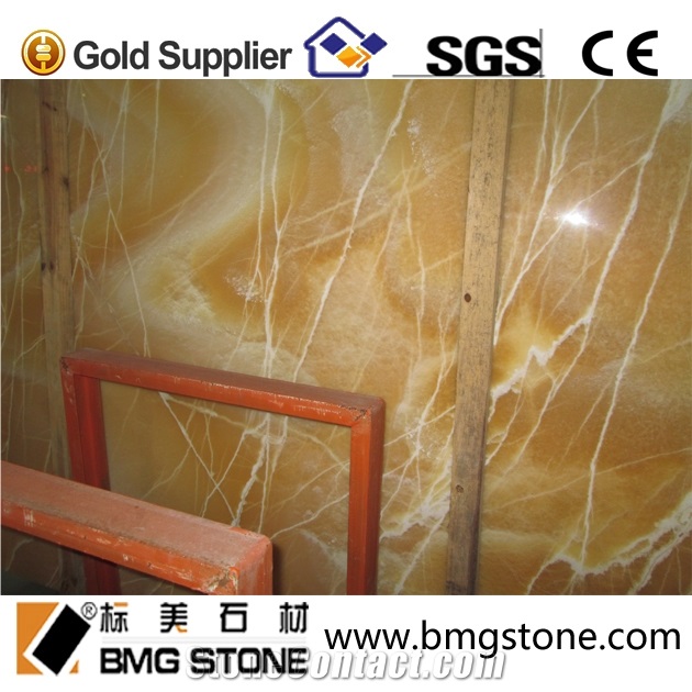 China Resin Yellow Marble Slabs & Tiles for Table Top