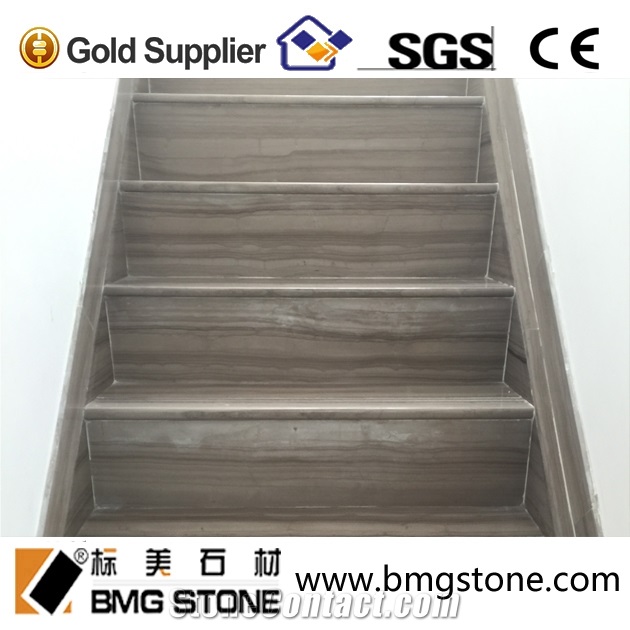 China Wood Grain Marble Stair