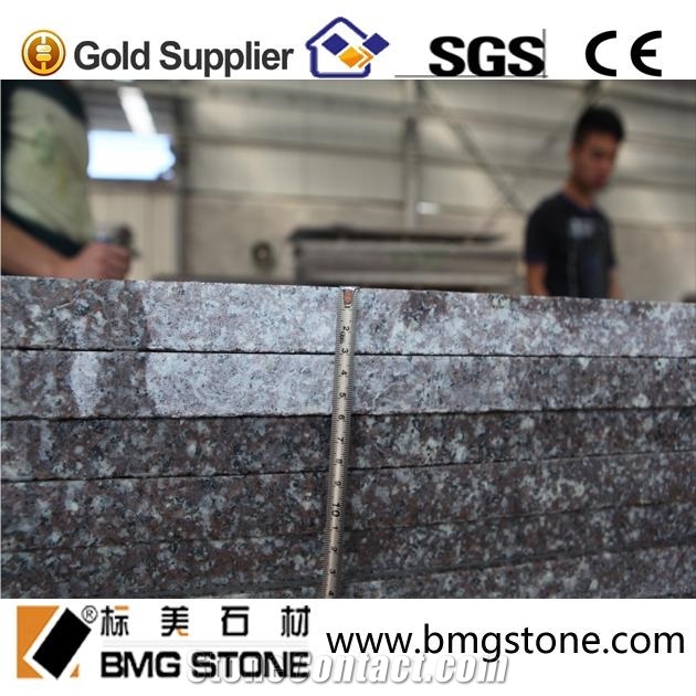 Polished Flamed Honed Red Chinese Granite Stone G664