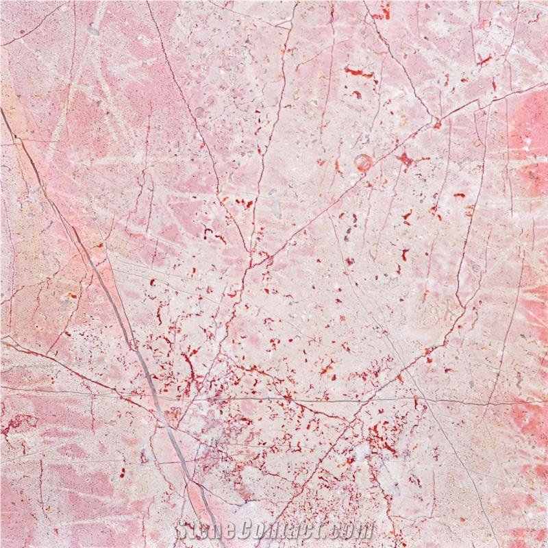 Sunset Pink Marble Tiles Slabs, Pink Polished Marble Floor Tiles, Wall