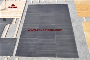 Chinese Black Wooden Marble Tiles & Slabs, High Quality China Black Wood Vein, Polished Royal Forest Cut to Size