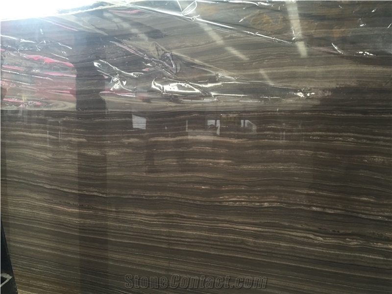 Obama Wood Marble Tiles & Slabs for Bath Tops, Canada Brown Marble