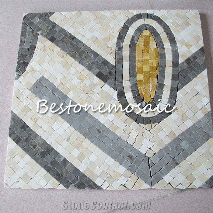 Bestonemosaic Multi Color Art Pattern Marble Mosaic, Mosaic Pattern, Wall Mosiac, Quare Mosaic,Polished Mosaic, Mosaic Pattern, Indoor Decoration Mosaic, Wall Mosaic, Floor Mosaic