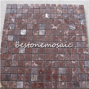 Bestonemosaic Red Marble Mosaic, Mosaic Pattern, Wall Mosiac,Polished Mosaic， Mosaic Pattern, Indoor Decoration Mosaic, Floor Mosaic
