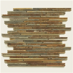Rustic Slate Mosaic Tiles -Otm02