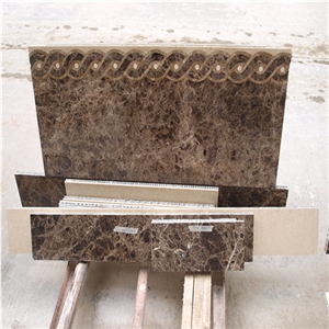 Lightweight Emperador Brown Marble Honeycomb Panels Slabs Tiles