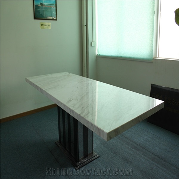 Lightweight White Marble Honeycomb Table Countertops