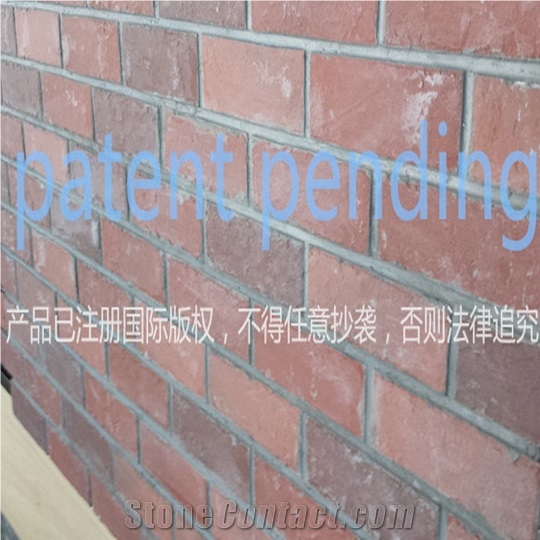 Red Lightweight Brick Honeycomb Panel for Exterior Wall-Cladding