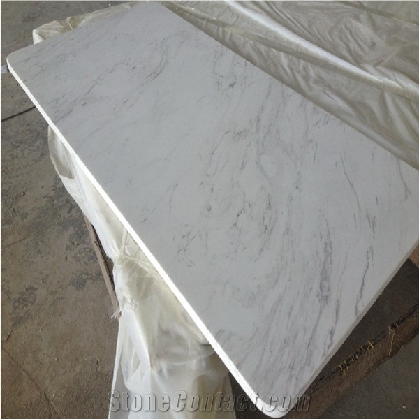 Super Thin White Marble Honeycomb Countertops