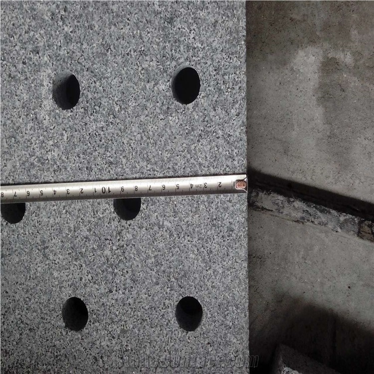 China granite gutter,G654 granite rain drainage pavers,dark grey granite rainwater drain stone