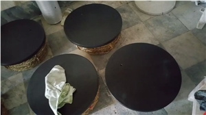 China marquina marble base,Guangxi nero marquina marble lamp base,honed nero marquina marble base for interior home furniture