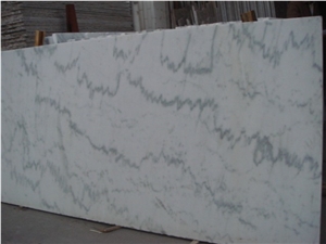 Guangxi White Marble Slabs,Chinese Carrara White Marble Slabs,Honed Guangxi White Marble