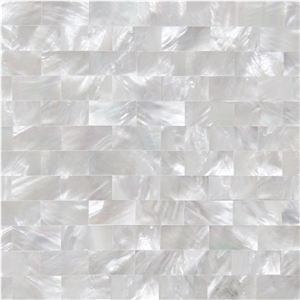 Natural Sea Shell Cladding,White Butterfly Sea Shell Decorative Wall Mosaic Panel,Square Shaped Sea Shell Mosaic Pattern Wall Cladding for Interior Decor