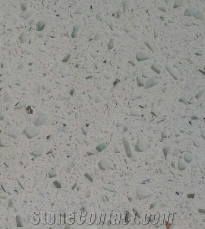 Galaxy White Quartz Stone Tiles & Slabs, Floor Tiles, Wall Tiles, Lilac Engineered Stone, Terrazzo