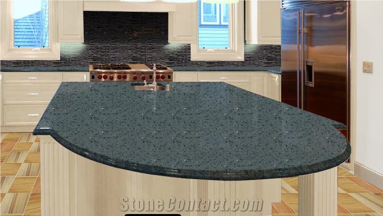 Griogio Quartz Countertop, Black Quartz Stone Kitchen Countertops, Island Tops
