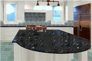 Rasotica Quartz Countertops, Black Quartz Stone Kitchen Countertops, Island Tops