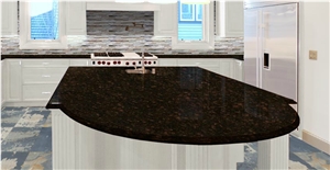 Tan Brown Granite Countertop, Brown Granite Kitchen Countertops, Island Tops
