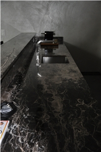Frappuccino Marble Kitchen Countertops