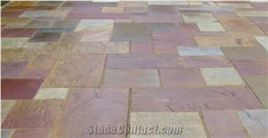 Modak Sandstone Pattern Tile, India Brown Sandstone