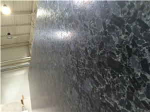 Leather Finish Of Our Volga Blue Granite Slabs