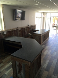 Steel Gray Granite in Leather Finish Counter