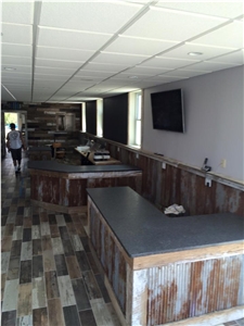 Steel Gray Granite in Leather Finish Counter