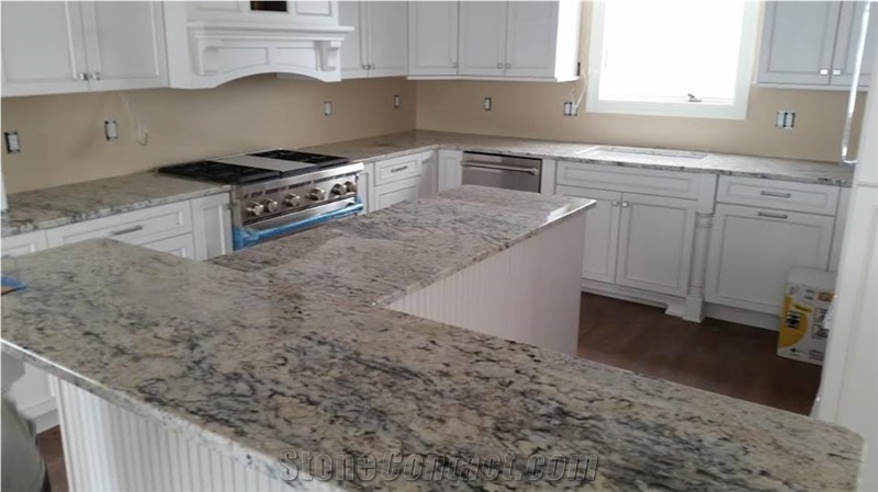 White Ice Granite Kitchen and Outdoor Countertops