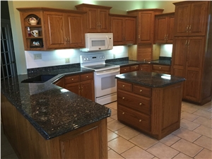 Blue Pearl Granite Kitchen Top with Island Desk Top