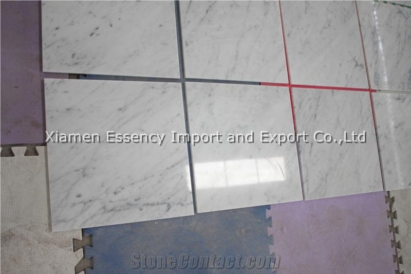 Bianco Carrara White Marble Flooring Tile 305x305x10mm