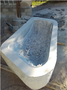 Cinza Pinhel Granite Massif Bath Tubs, Grey Granite Bathtubs