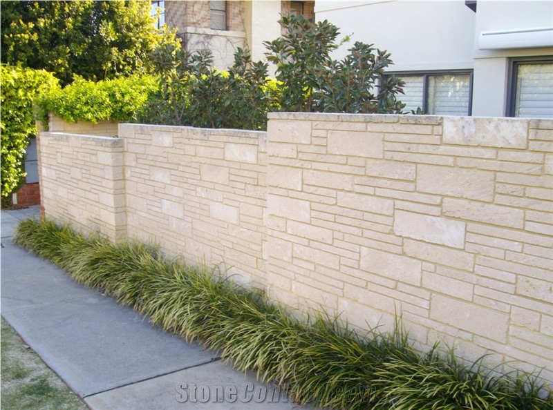 Commercial Limestone Retaining Walls