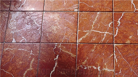 Rojo Alicante Marble Tiles, Slabs, Red Polished Marble Floor Tiles, Wall Tiles