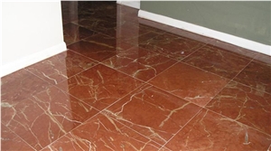 Rojo Alicante Marble Tiles, Slabs, Red Polished Marble Floor Tiles, Wall Tiles