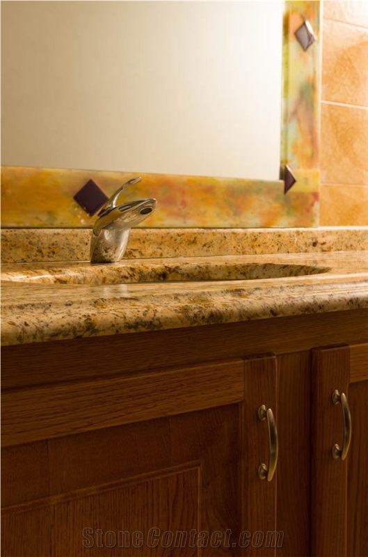 Imperial Gold Granite Bathroom Vanity Top