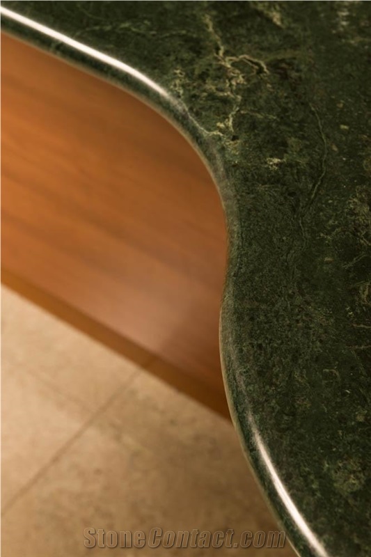 Verde Assoluto Marble Kitchen Countertop