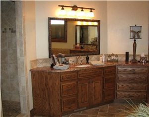 Traditional Bathroom Remodel Granite Bath Design