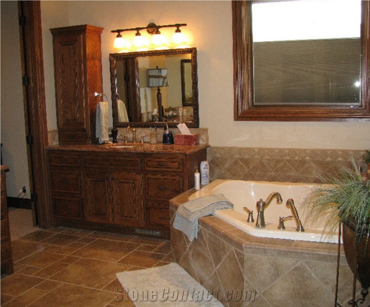 Traditional Bathroom Remodel Granite Bath Design