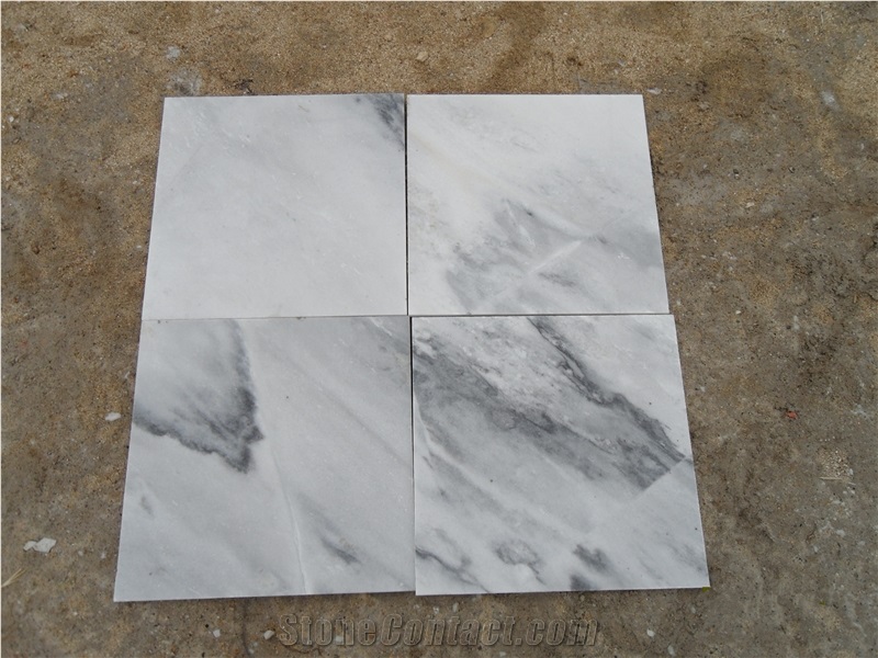 Shandong Original Cloud Marble(Marble Slab,Marble Tile, White Marble)