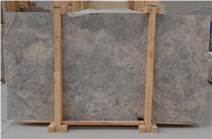 Silver Travertine Tiles & Slabs, Grey Travertine Floor Tiles, Wall Tiles