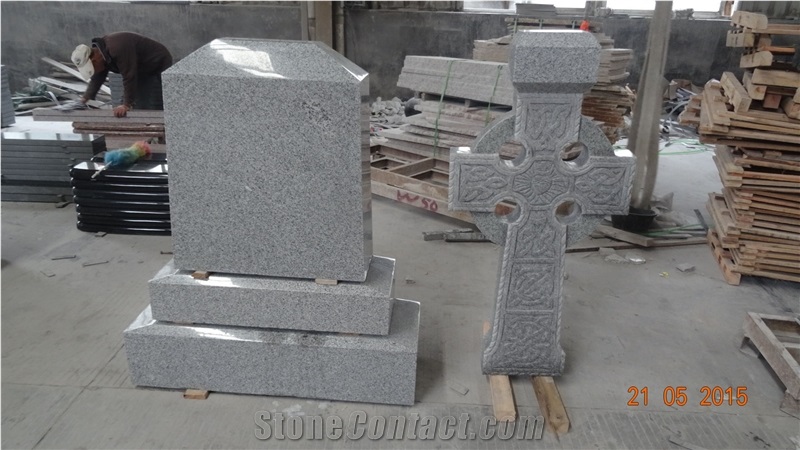 Grey Granite Tombstone,G603 Granite Tombstone