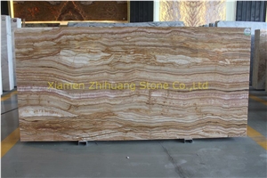 Plywood Onyx Polished Slabs & Tiles, China Brown Onyx