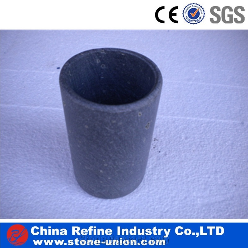 Black Lava Cup China Lava Stone , Stone Black Cup , Black Stone Tableware Exporter