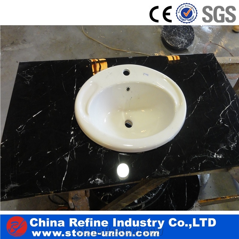 Black Marble Kitchen Bar Top , Polished Cheap Countertop,Kitchen Worktops,Kitchen Desk Tops,Kitchen Island Tops