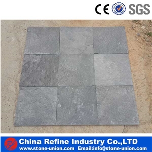 China Black Slate Slabs & Tiles,,Black Slate Floor Patio Tiles,High Quality Factory Direct Black Slate Pattern Paving Stone Flooring,Slate Walling