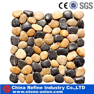 China Factory Direct Sale Beautiful Pebble Tiles,Different Sizes Polished Pebble River Stone for Decoration in Landscaping ,Garden , Walkway