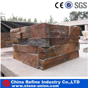 China Natural Slate Stone Wall Panel Corner Stone,Stacked Stone Veneer,Stone Wall Cladding,Stone Wall Decoration