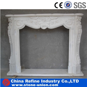 Marble Fireplace Accessories Cover For Interior Decoration