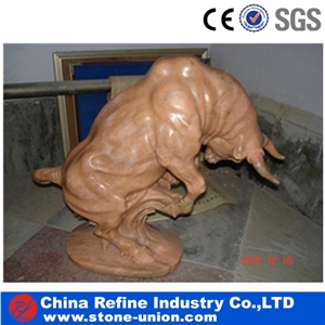 Chinese Manufacture Stone Garden Animal Sculpture,Animal Sculptures Lion Statue, Pink Marble Animal Sculptures Animal Sculptures Lion Statue,Large Garden Statues for Sale,Stone Garden Statues for Sale