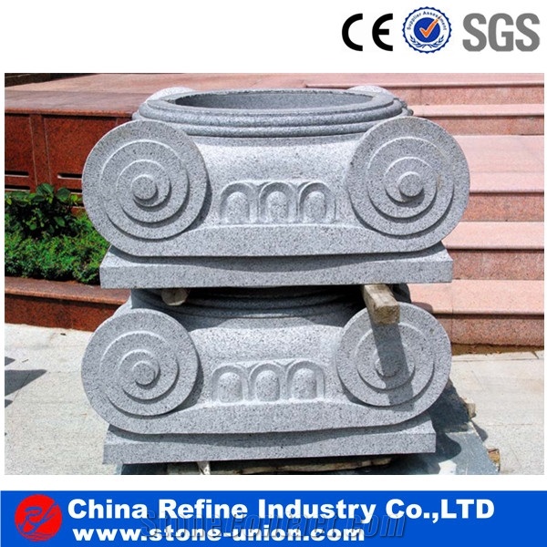 Chinese White Marble Column Bases,Polished Marble Column & Sculptured Roman Columns & Exterior Landscaping Stones Column Tops & Bases