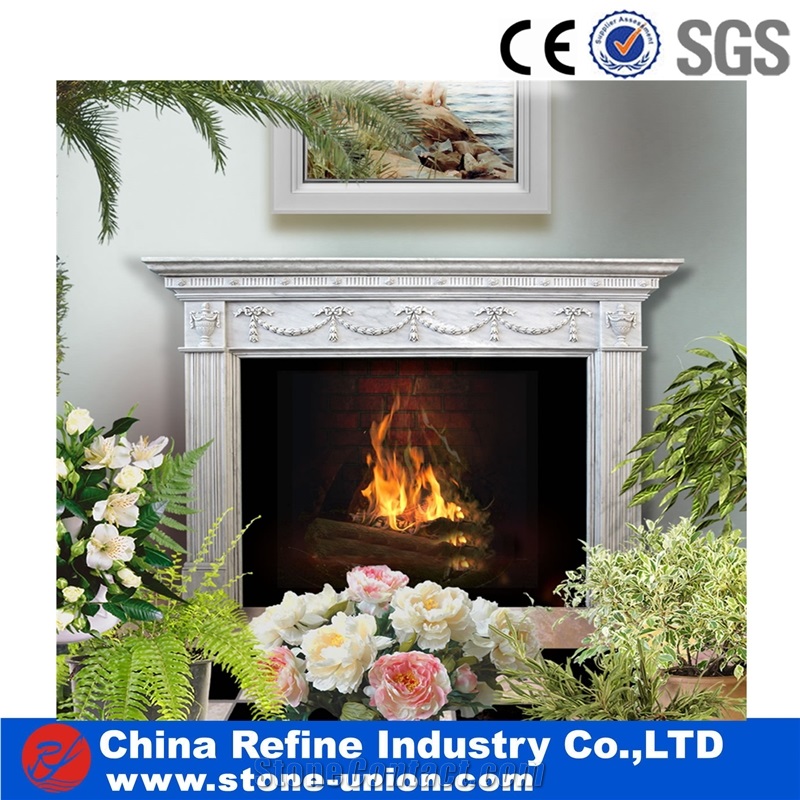 Customized Simple and Modern Design Fireplace